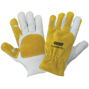 Guantes de conductor de cuero de vaca premium comúnmente utilizados para la soldadura por puntos - 3100SW
