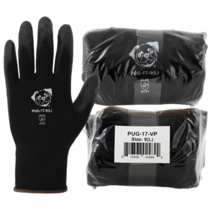 Pug™ Vend-Pack Guantes Recubiertos de Poliuretano Negro - PUG-17-VP