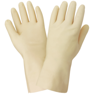 FrogWear® Guantes sin soporte de agarre de látex con patrón de escamas de pez de 16 mil sin forro - 160