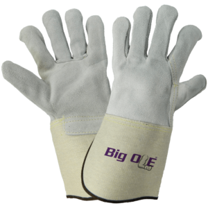 Guantes de palma de piel de vacuno Side Select Big Ole® con parte trasera de piel completa - 2100FGC