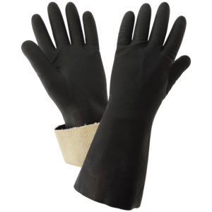 Guantes de neopreno para manipulación de productos químicos con soporte de agarre de diamante en relieve FrogWear® - STOCK LIMITADO - 240CT