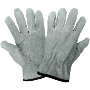 Guantes estilo conductores de piel de vacuno serraje gris - 3200S