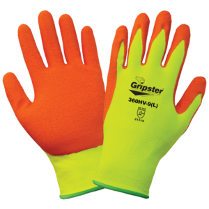 Guantes ligeros de alta visibilidad recubiertos de gomaespuma naranja Gripster® - 360HV