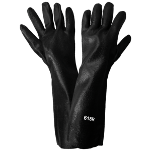Guantes económicos de PVC sumergidos de 18 pulgadas - 618R
