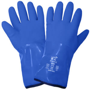 Guantes FrogWear® Cold Protection Premium, impermeables, flexibles, de PVC de triple capa para manipulación de productos químicos - 8490