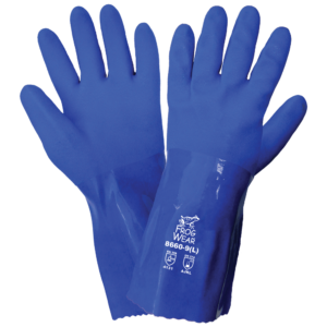 Guantes FrogWear® de PVC de triple capa para manipulación de productos químicos - 8660