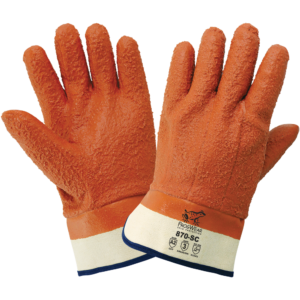 Guantes FrogWear® de protección contra el frío para trabajo pesado, acabado rugoso, PVC, resistentes a cortes - 870-SC