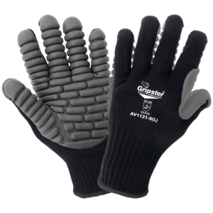 Guantes precurados ergonómicos antivibraciones Gripster® con palma antivibración patentada - AV1121