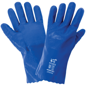 Guantes FrogWear® Antivibraciones de Nitrilo para Manejo de Productos Químicos con Palma Antigolpes / Amortiguación de Vibraciones - AV805