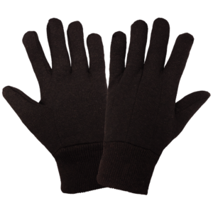Guantes económicos de jersey marrón oscuro - C70BJ