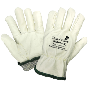 Guantes estilo conductor de cuero resistentes a cortes y al calor - CR3200
