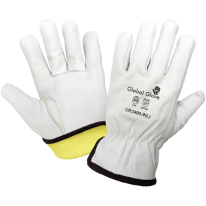 Guantes de piel de cabra de grano resistente a cortes - CR3900