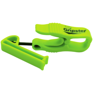 Clip utilitario amarillo / verde de alta visibilidad Gripster® con clip para cinturón - ZB2