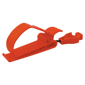 Clip utilitario multiusos naranja de alta visibilidad Gripster® - ZB3