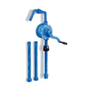Bomba de tambor manual giratorio HDPE Zee Line - sellos Viton® DRM311