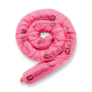 Dique absorbente para químicos PIG® HazMat | 13cm x 3m | 2 Diques HA1010