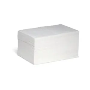 Tapete solo aceites PIG® blanco | 100 tapetes /bolsa MAT455
