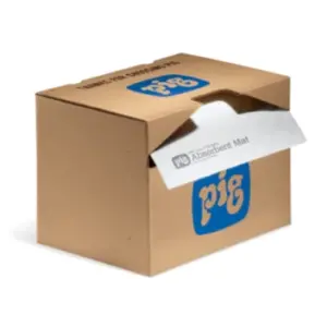 Tapete absorbente solo aceites PIG® 4 in 1® en caja dispensadora | 1 rollo/caja dispensadora MAT484