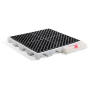 Plataforma de polietileno modulares con una vejiga PIG® | Para 4 tambores PAK530