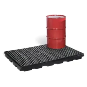 Plataforma de polietileno para derrames PIG® | Para 6 tambores PAK756
