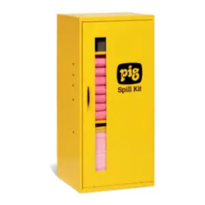 Kit antiderrames PIG® HazMat en gabinete pequeño para montaje en pared - KIT315