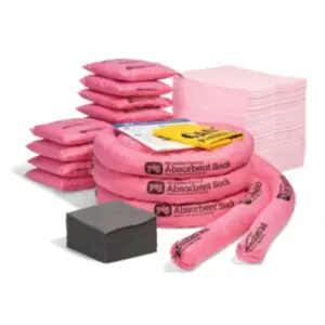 Repuesto del kit antiderrames PIG® HazMat en gabinete grande para montaje en pared - RFL328