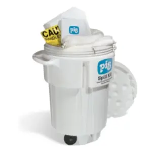 Kit antiderrames PIG® solo para aceites en tambor de sobreempaque - KIT441