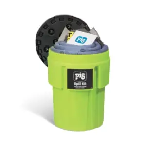 Kit antiderrames PIG® en contenedor de alta visibilidad - KIT263