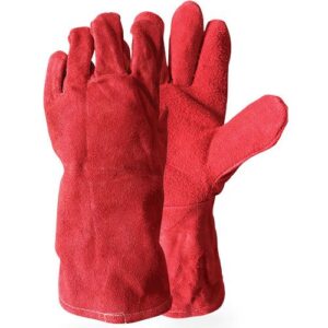 Guante Soldador Rojo Hilo Kev
