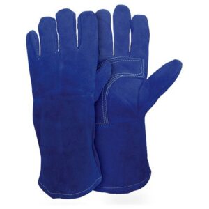 Guante Soldador Azul Hilo Kev C/Refuerzo