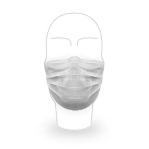 Cubre Boca Plisado Triple Capa Az,Bc