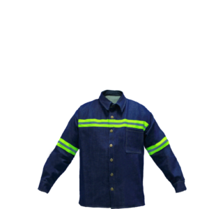 Camisa Mezclilla 14oz C/Reflejante Textil