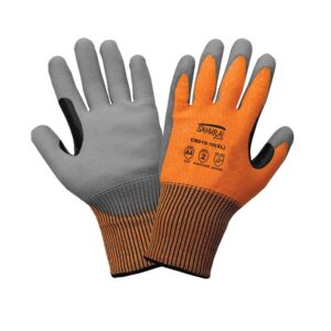 Guante naranja de UHMWPE de alta visibilidad. CR919