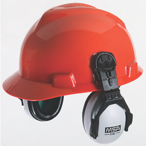 Orejeras EXC montadas en casco