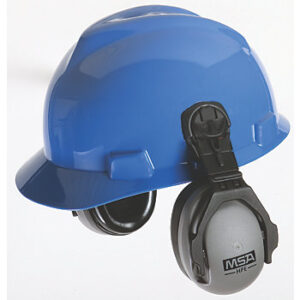 Orejeras HPE montadas en casco