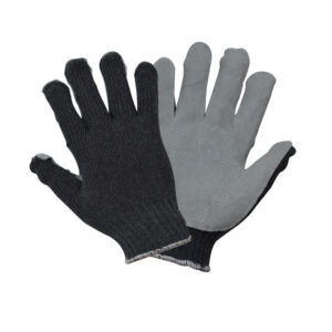 Guante tipo japonés de uso general. Tejido de algodón color gris obscuro cal. 8. SF-L603