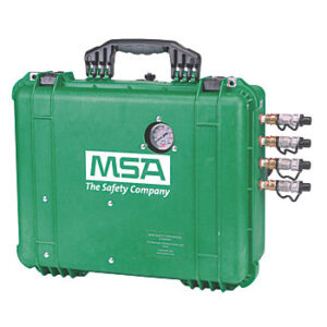 Caja de filtración del sistema de distribución de aire respirable