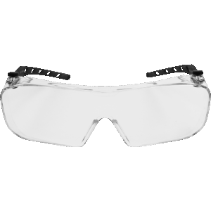 Gafas de seguridad para visitantes con montura gris esmerilada y lentes transparentes - BH3131