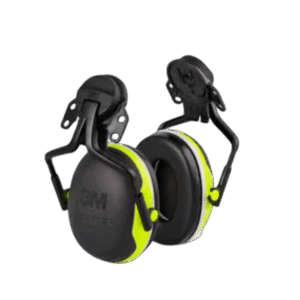 Orejeras aisladas eléctricamente conectadas al casco 3M™ PELTOR™ X4P5E
